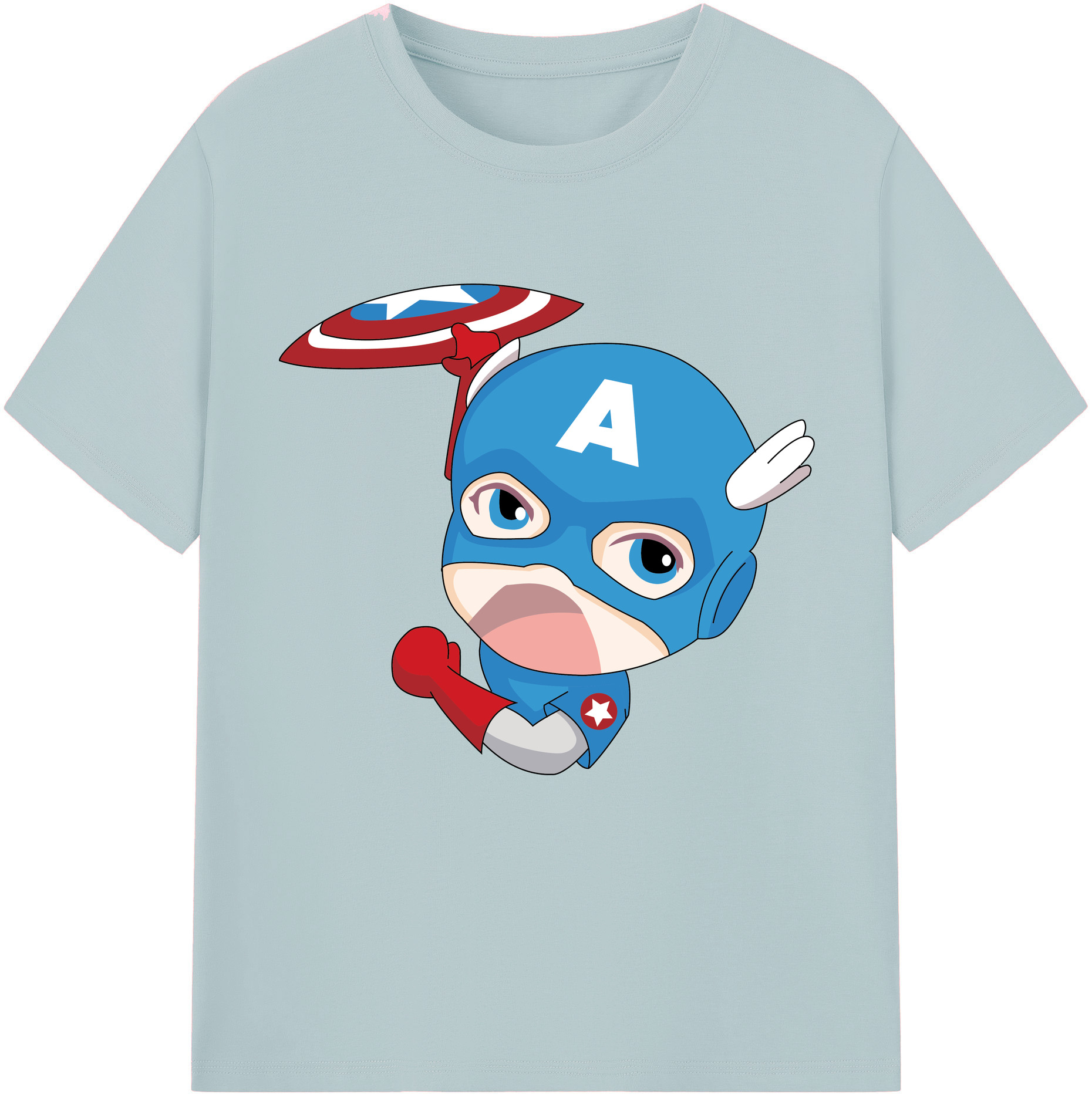 （画像用） アベンジャーズ The Avengers 綿100％半袖Tシャツ（フロントプリント）
